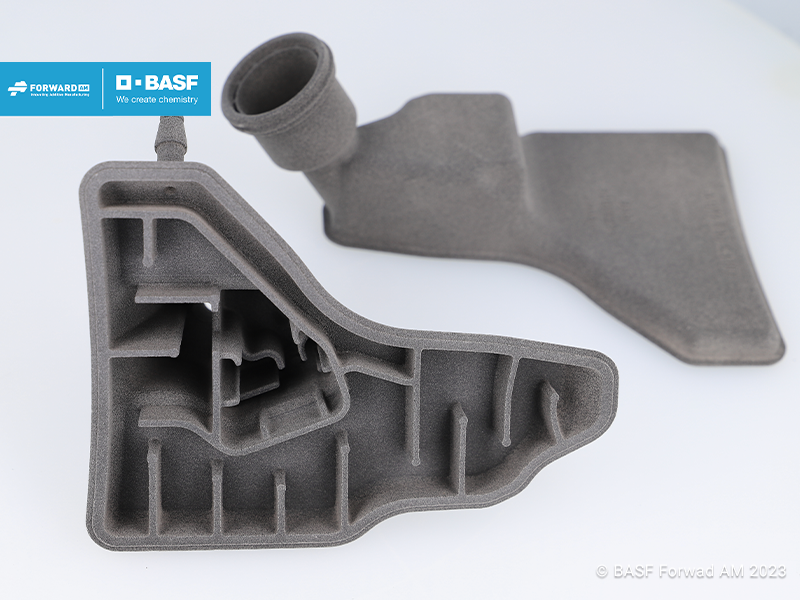 Ein mit BASF Ultrasint AP26 gedruckter 3D-Glanzkörper